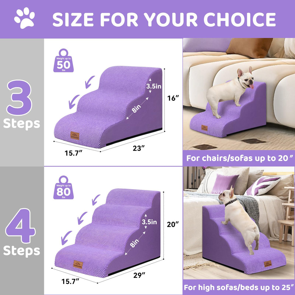 Zerbuger uso interior en color morado, seguro y cómodo para mascotas