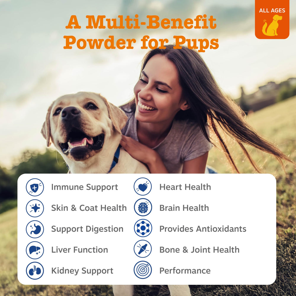 Zesty Paws, aceite de pescado omega, EPA y DHA para piel y pelaje saludables.