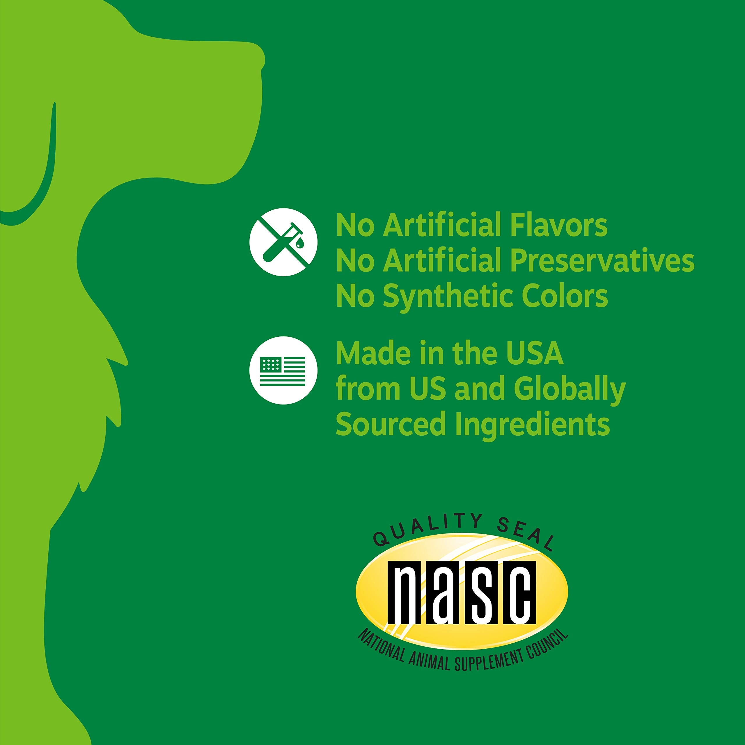 Mezcla digestiva de Zesty Paws con flora intestinal y probióticos para perros.