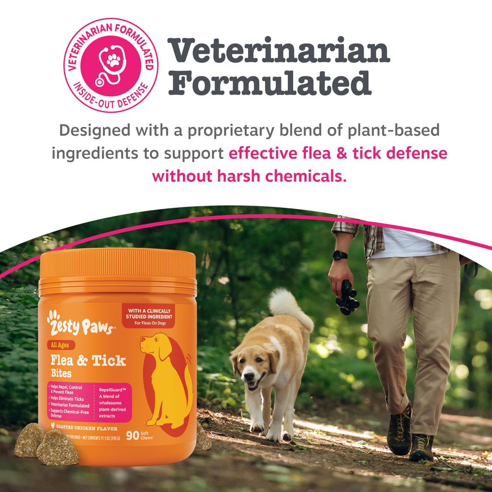 Zesty Paws dosis diaria para cuidado preventivo de perros