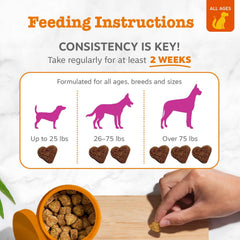 Zesty Paws Omega-3 para perros, pelo más brillante y suave