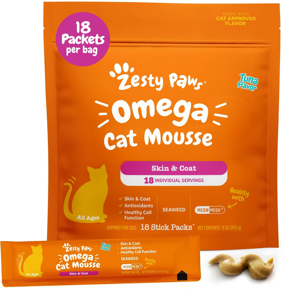 Uso como complemento para la comida del gato, atractivo y sabroso