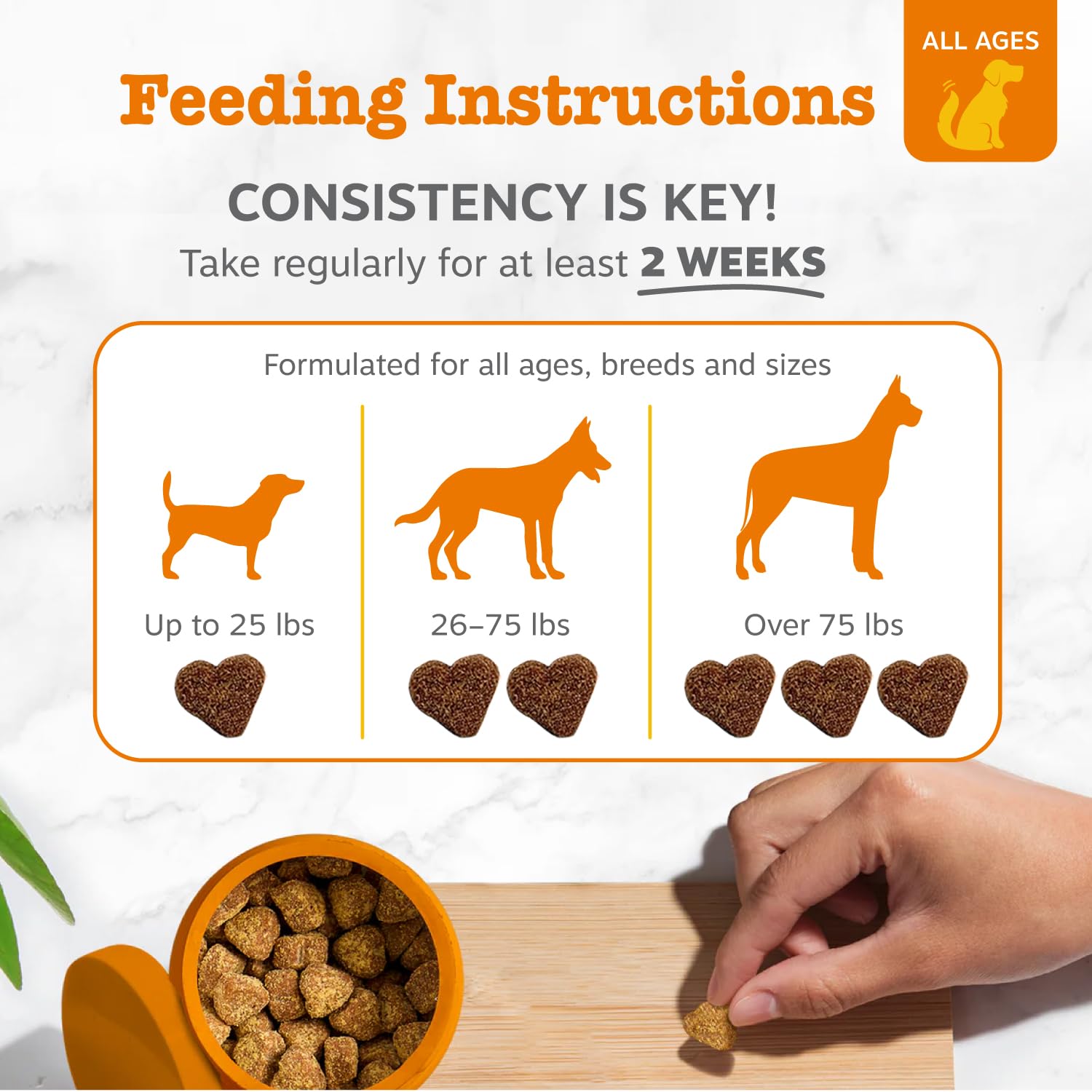 Zesty Paws incluye calabaza y papaya para sabor suave y digestión