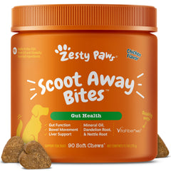 Zesty Paws Scoot Away frasco vertido para dosis diaria segura