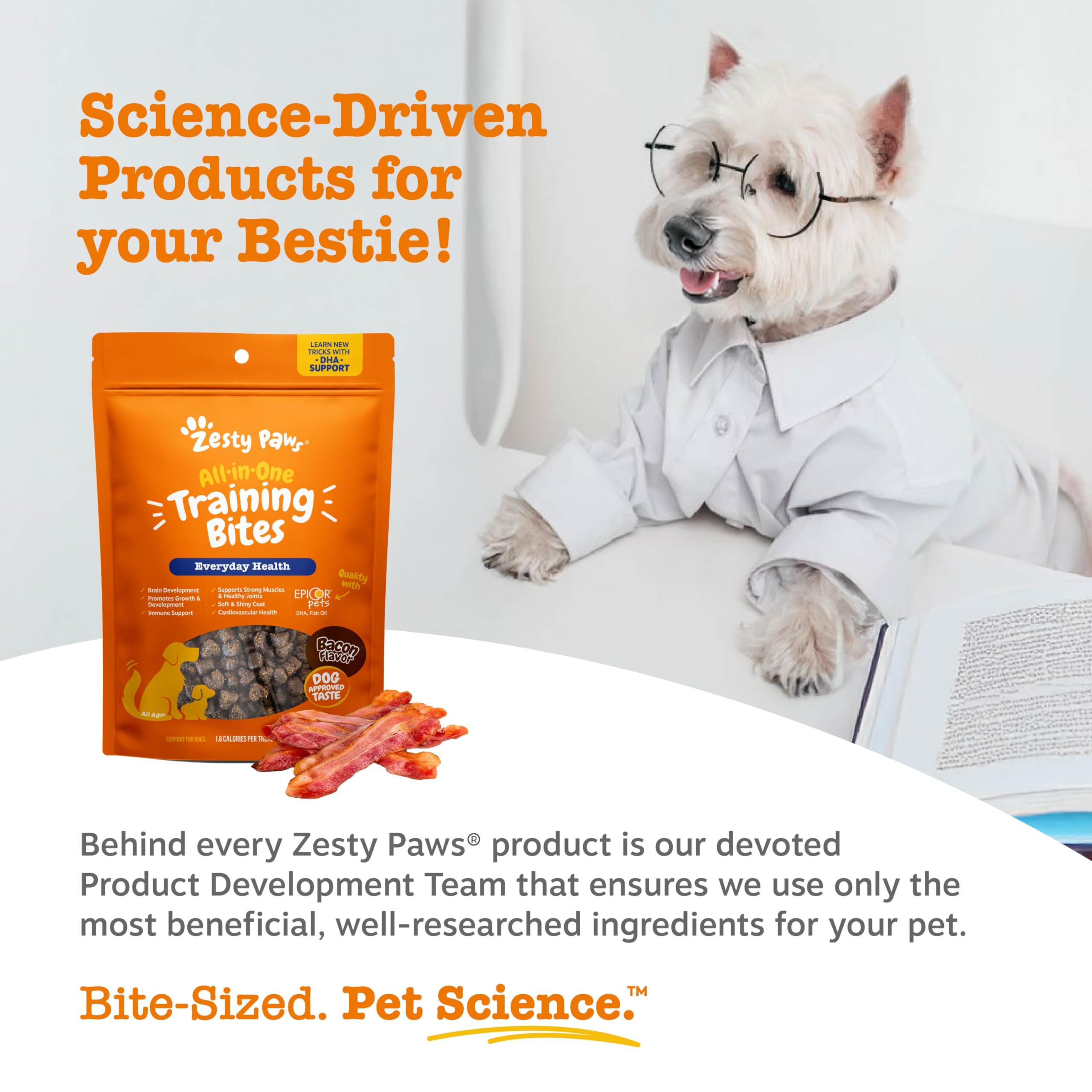 EpiCor Pets en Zesty Paws para apoyo inmunitario de perros.