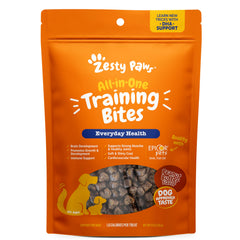 Zesty Paws Training Treats PB empaque 8oz listo para entrenamiento diario
