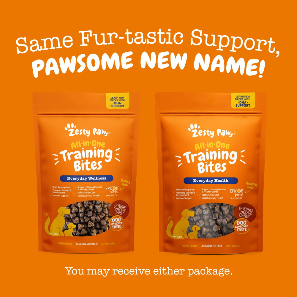 Tamaño cómodo de las recompensas Zesty Paws para cachorros y adultos