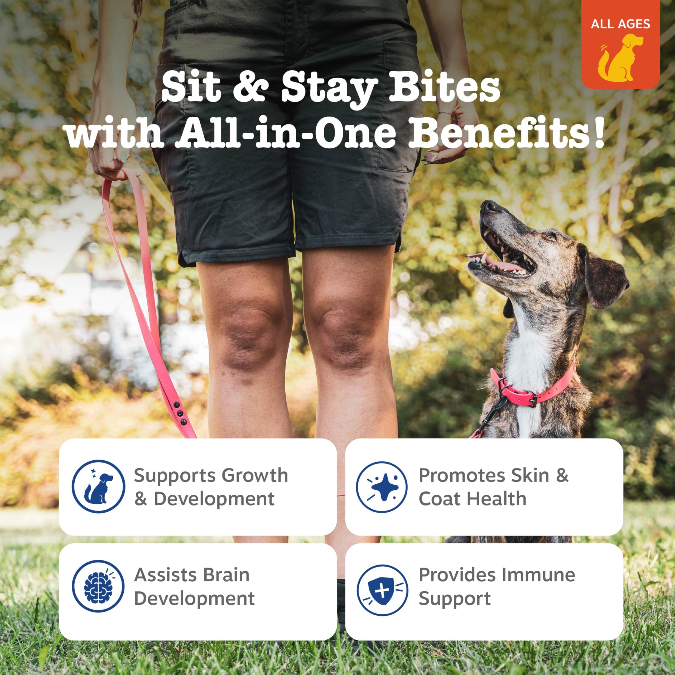 Premios masticables suaves Zesty Paws textura suave y agradable