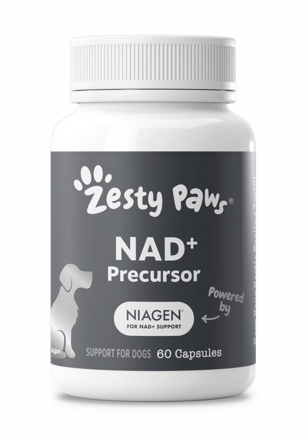 Zesty Paws, envase de 60 cápsulas para uso diario.