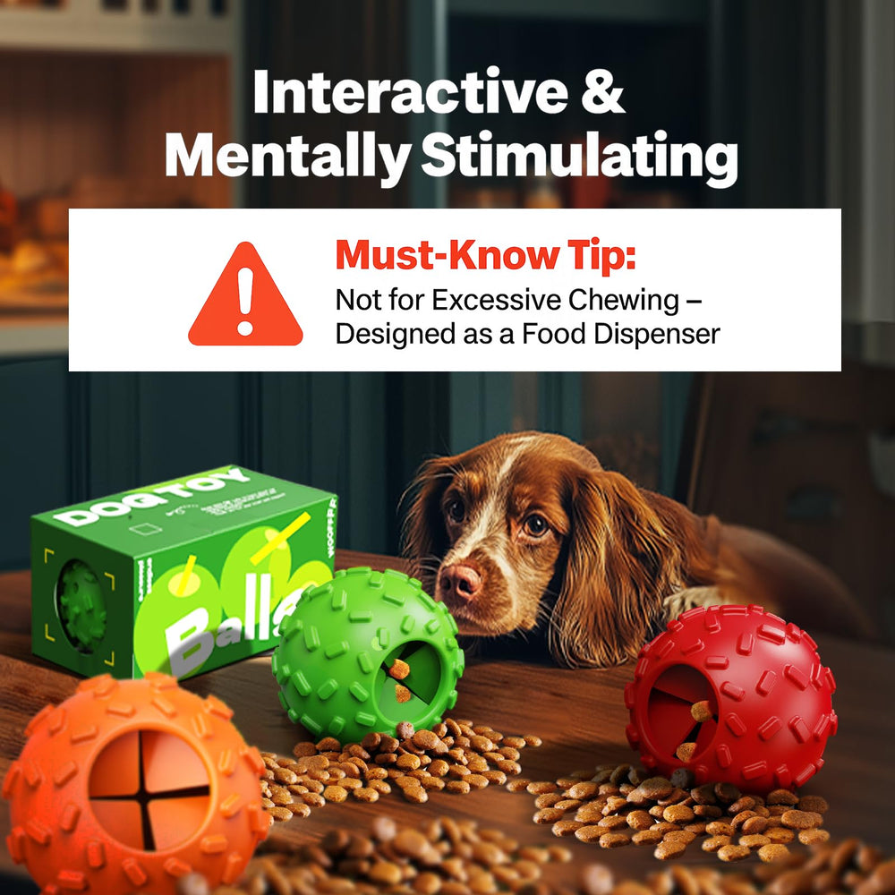 Juguete de enriquecimiento ZHIERDE para perros de todas las edades durante juego activo.