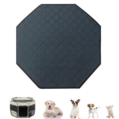 Zhilishu alfombrilla octagonal para jaula de perros de 29 pulgadas, ajuste preciso.