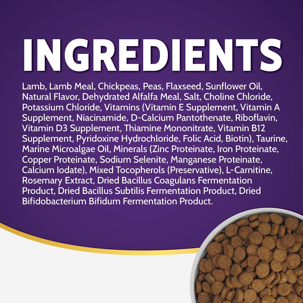 Zignature Cordero, bajo en grasa y rico en vitamina B12.