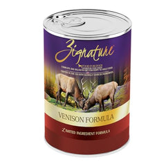 Zignature Venison, ingredientes clave, proteína alternativa baja en grasa