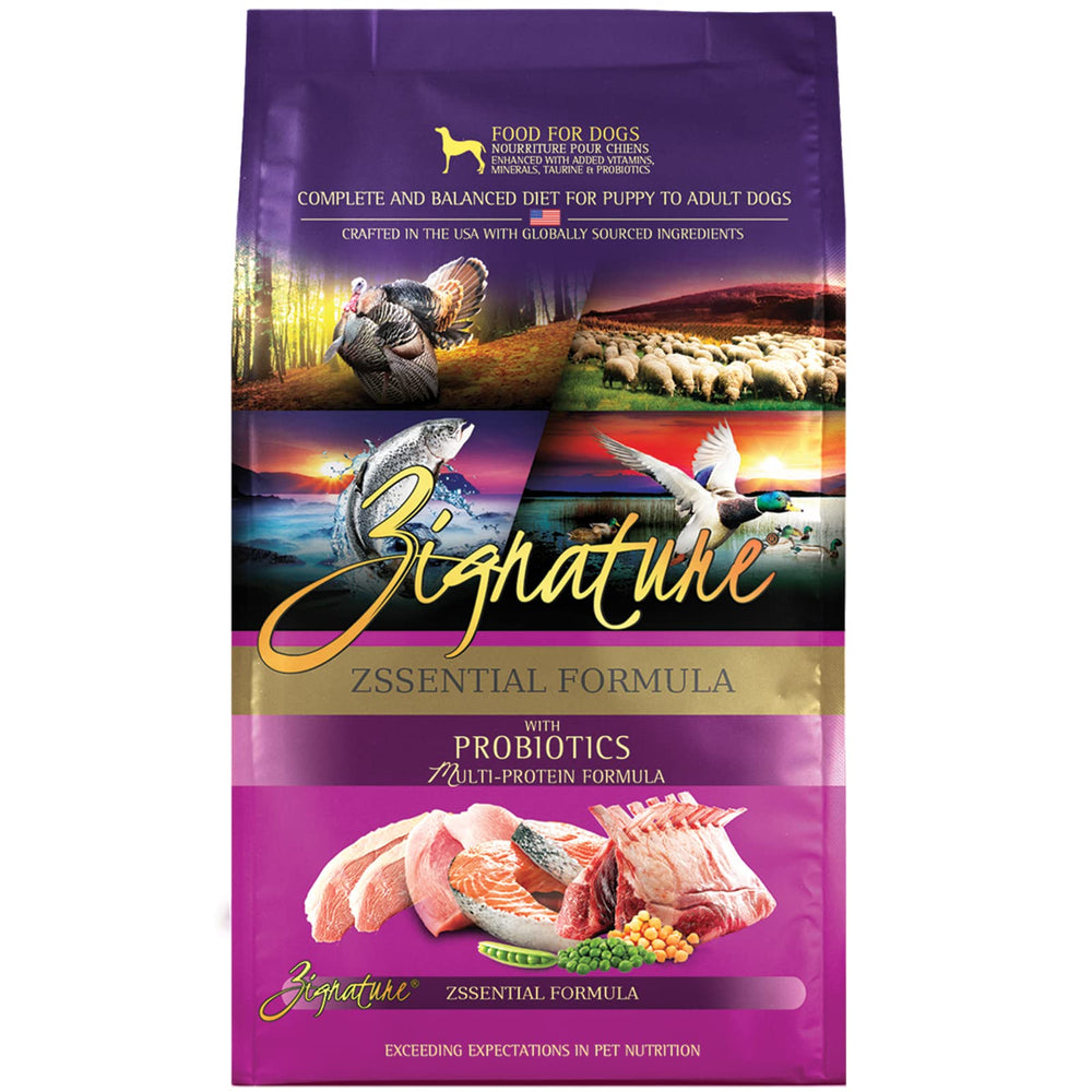 Zignature Zssential bolsa de 4lb, alimento para perro de dieta limitada