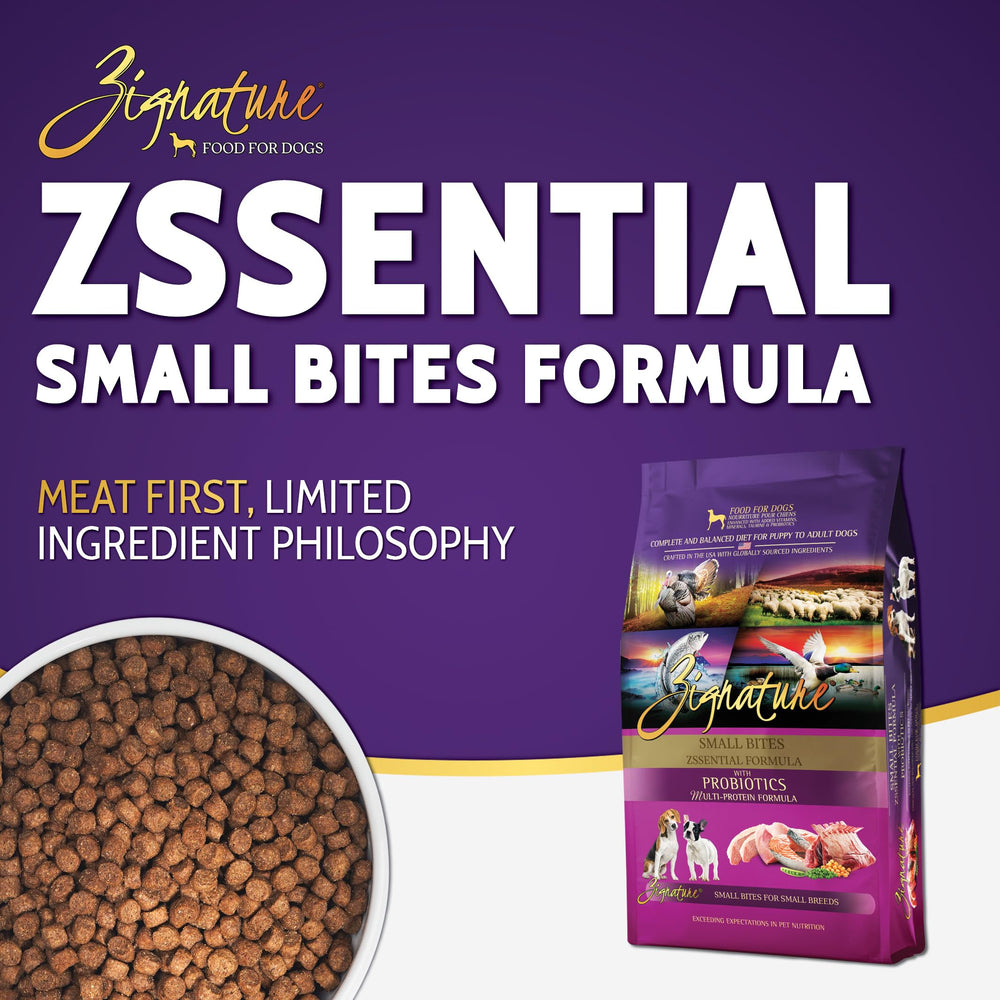 Proteínas de alto valor en Zignature Zssential para una dieta equilibrada