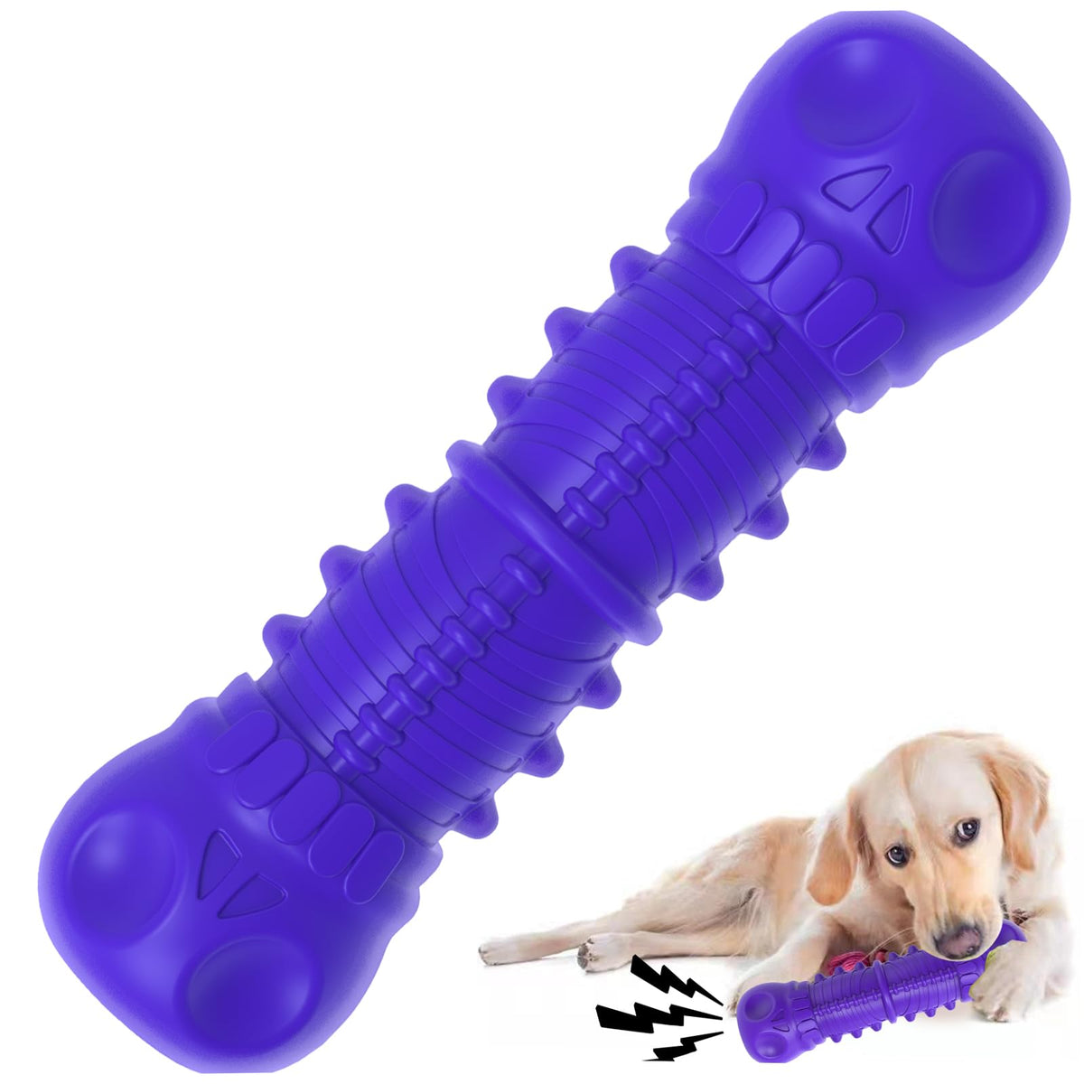 Juguete ZIKATON con chirrido para perros, duradero y estimulante