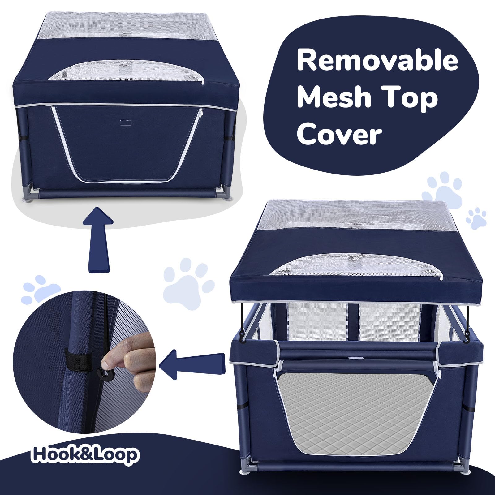 Zikopomi malla transparente ventilacion 360 permite vigilar al perro con buena ventilación.