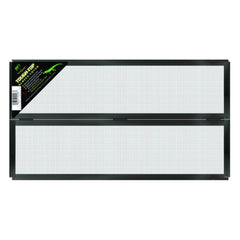 Cubre malla metálica Zilla con bisagra 48x13 facilita ventilación y acceso seguro al terrario