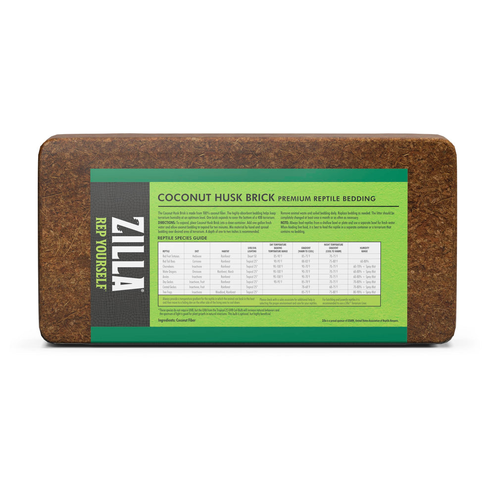 Zilla empaque compacto de ladrillo de coco