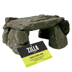 Zilla refugio de roca de piedra lutita ofrece escondite seguro para reptiles.