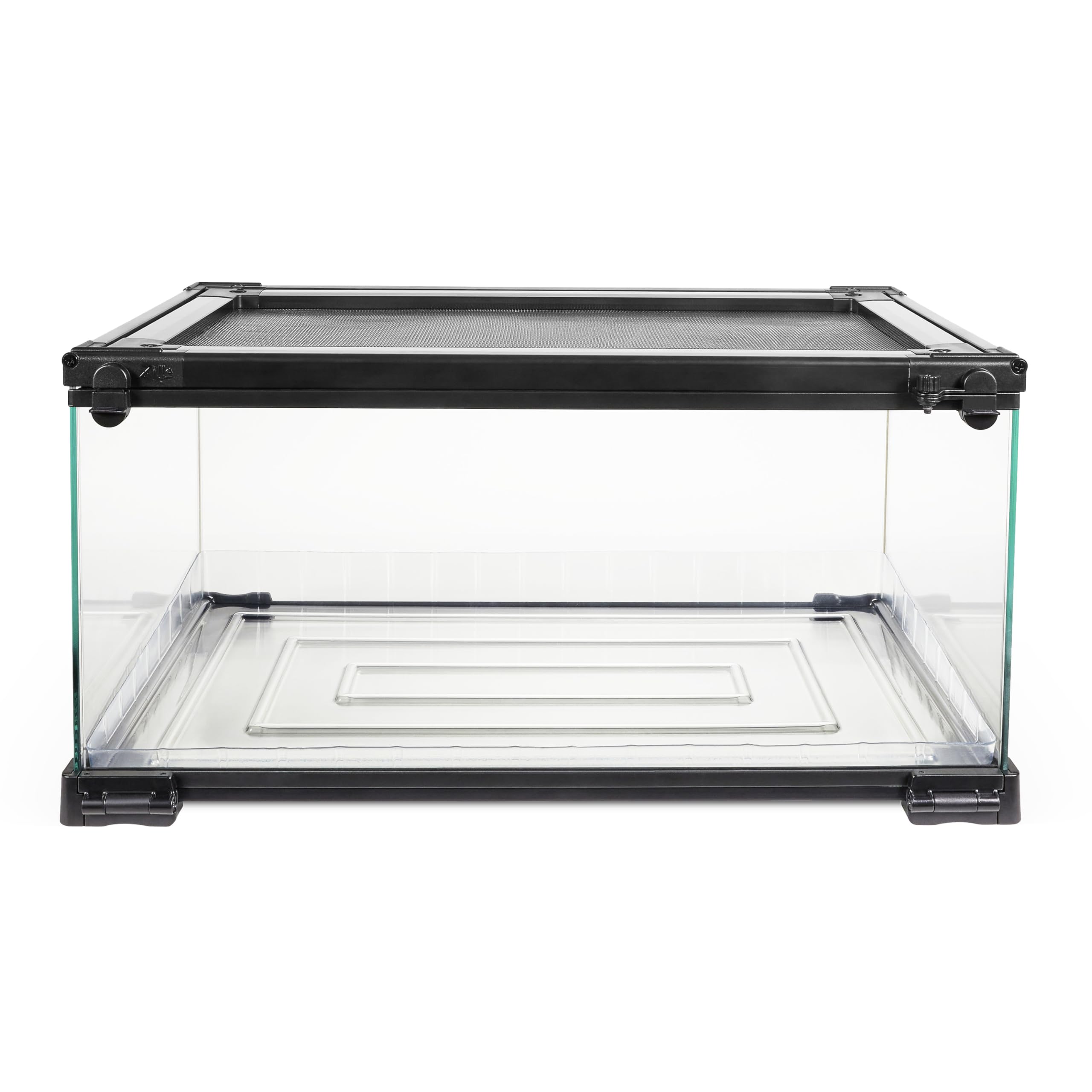 Zilla QuickBuild Terrario 10 galones frente con vista clara para observar la mascota