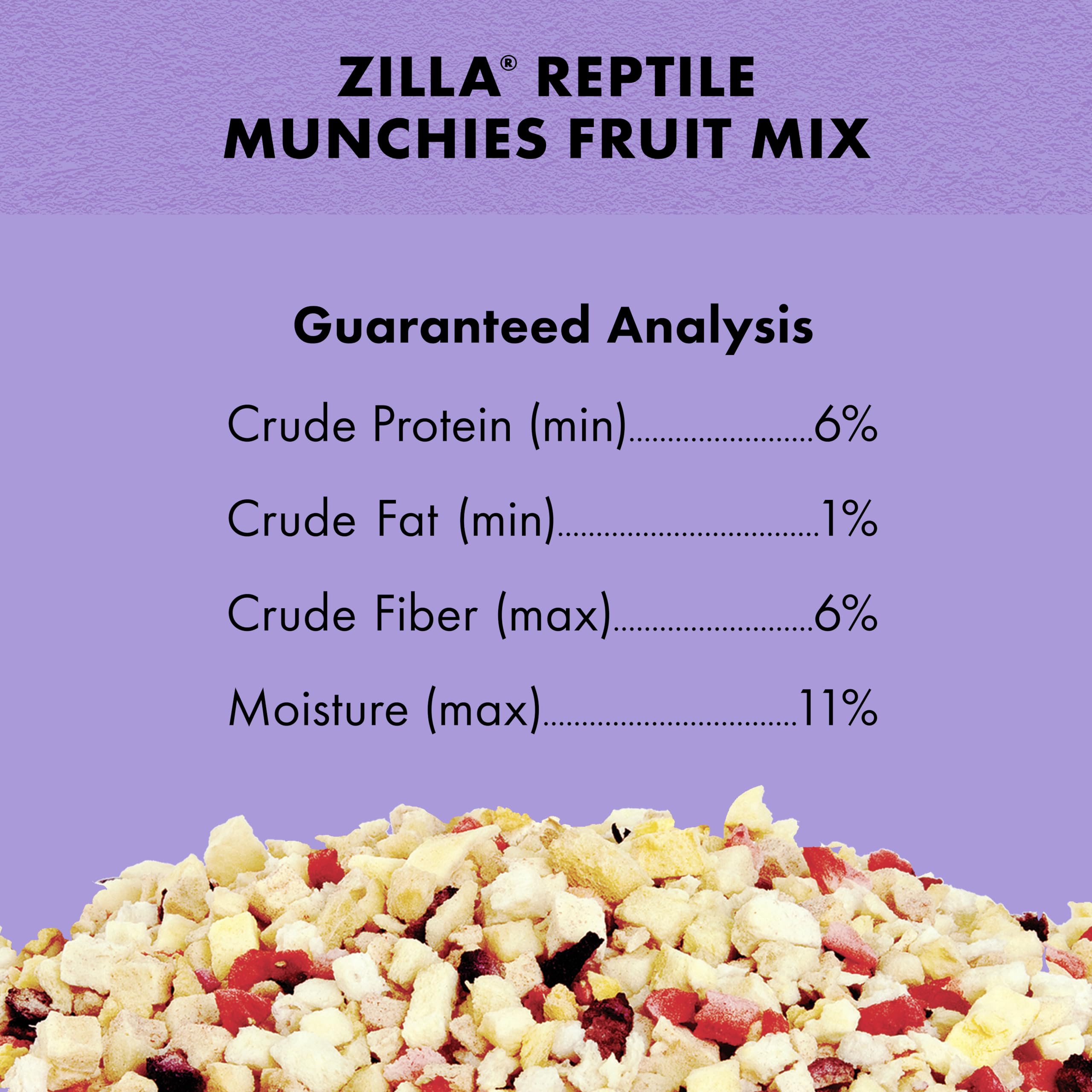 Zilla Reptile Munchies adecuada para iguanas y especies grandes