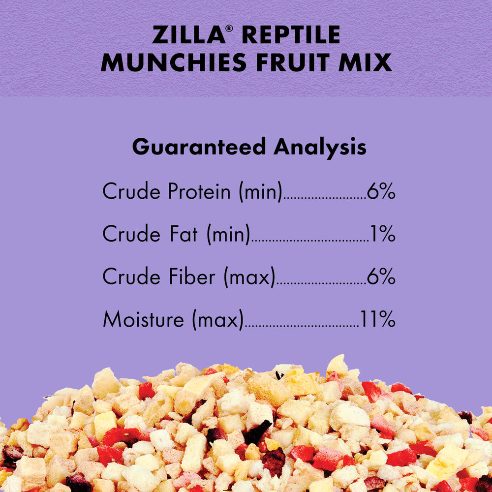 Zilla Reptile Munchies adecuada para iguanas y especies grandes