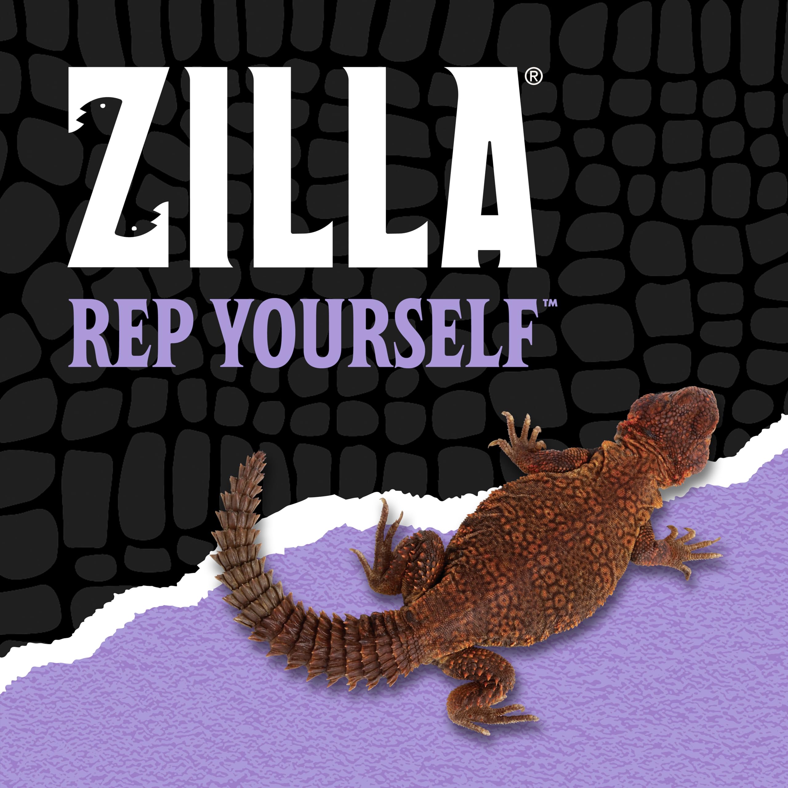 Zilla Reptile Munchies Envase reutilizable, mantiene frescura entre usos.