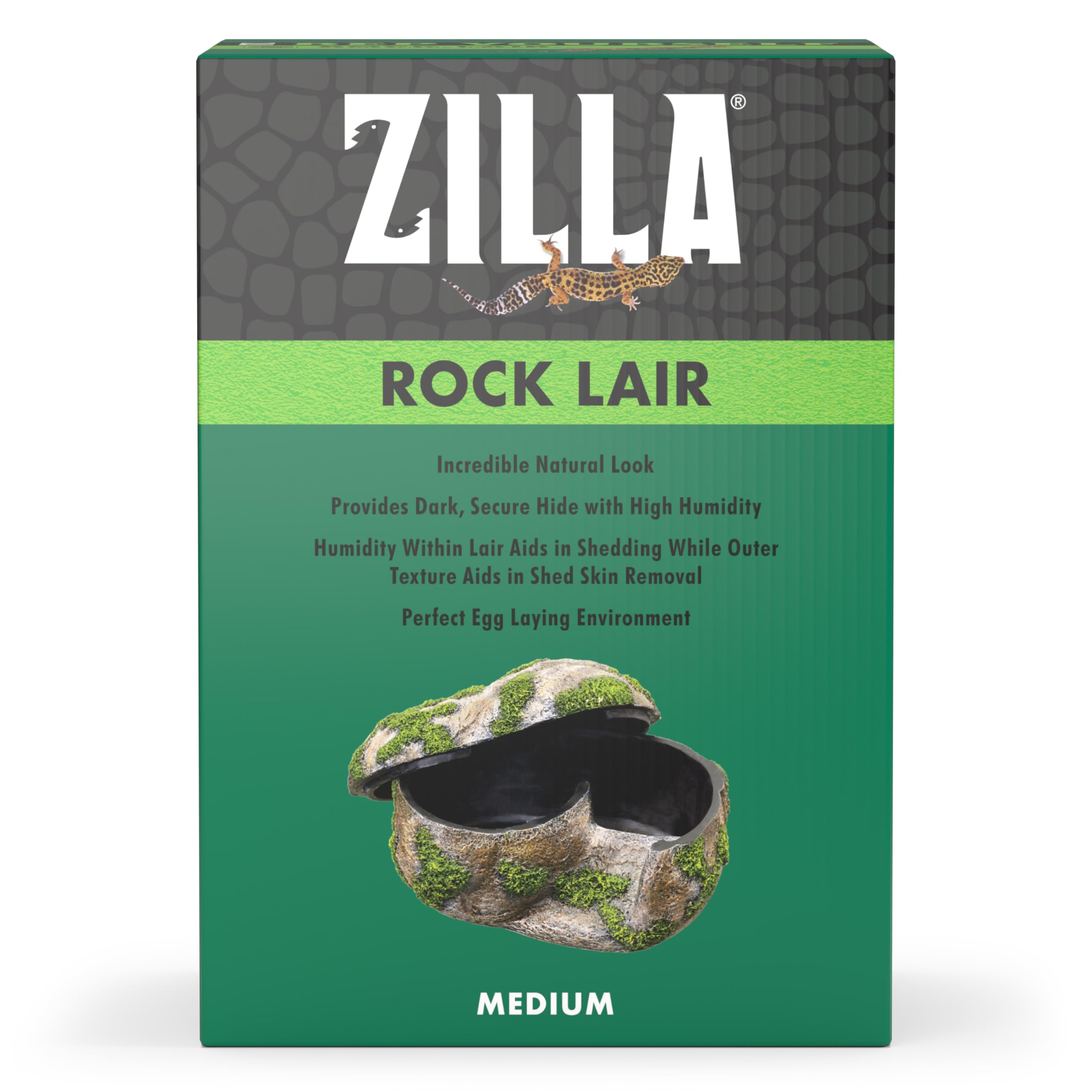 Zilla Rock Lair rampa de entrada para fácil acceso y flujo de aire.