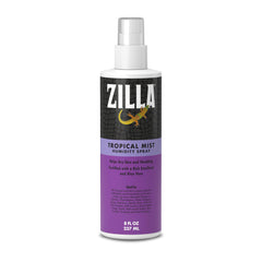 Zilla Tropical Mist: aplicación directa en reptil para mantener la humedad