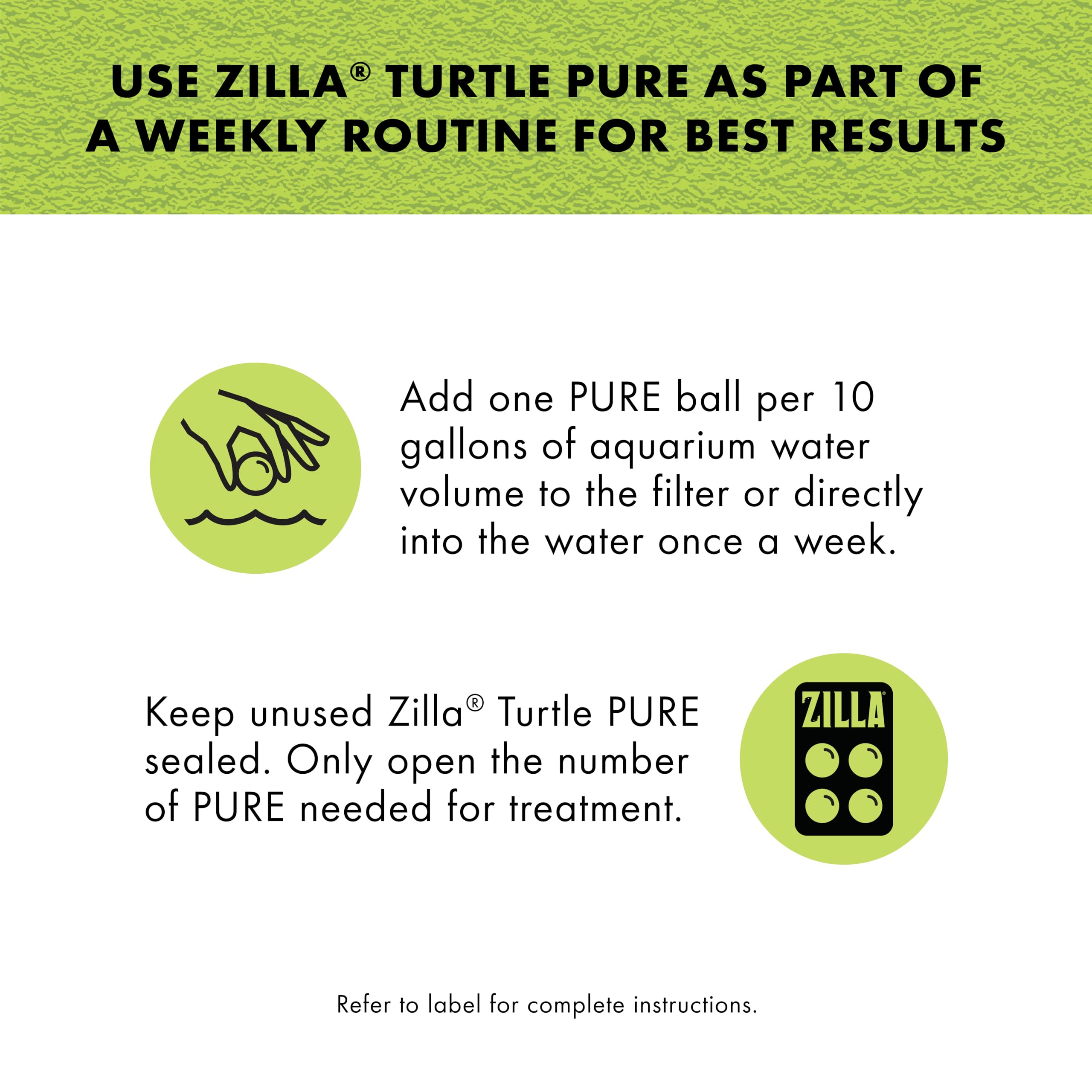 Zilla Turtle Pure: reducción de lodo en el hábitat de tortuga