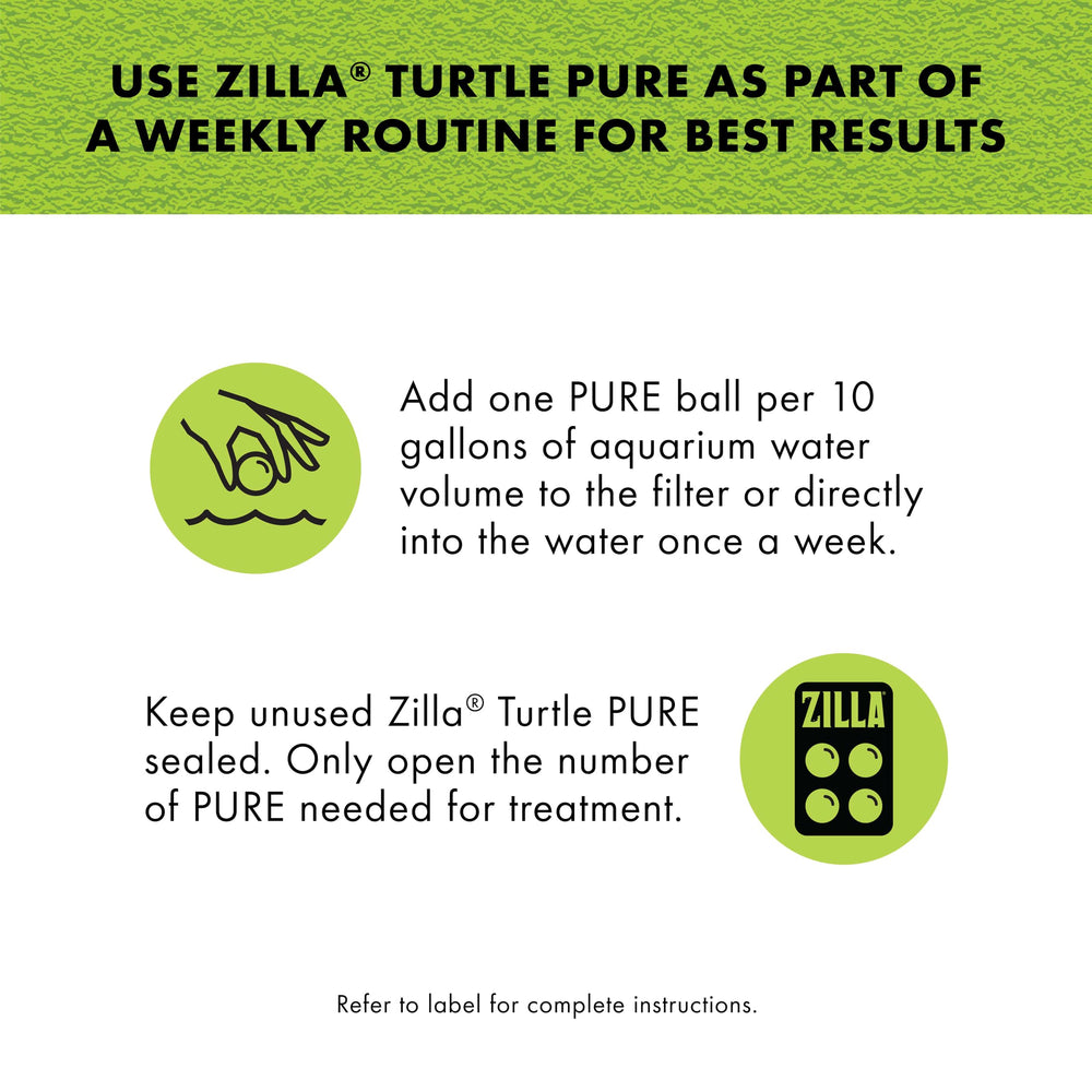 Zilla Turtle Pure: reducción de lodo en el hábitat de tortuga