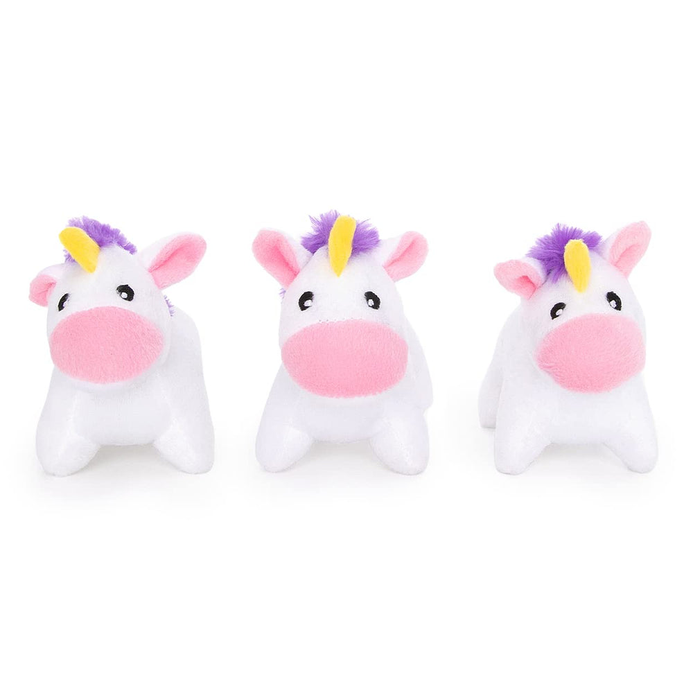 ZippyPaws Miniz de unicornios para Burrow, juego interactivo para perros.