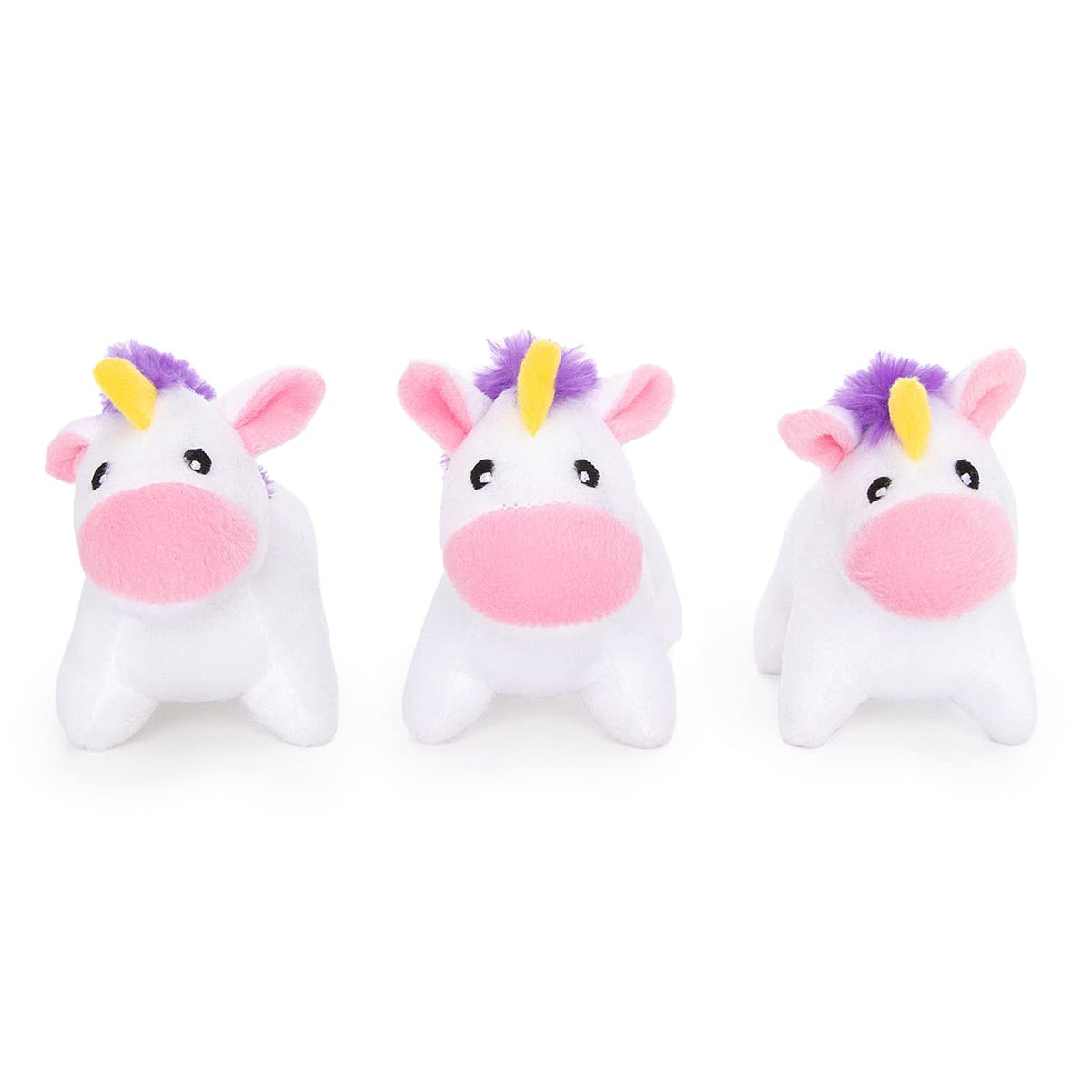 ZippyPaws Miniz de unicornios para Burrow, juego interactivo para perros.