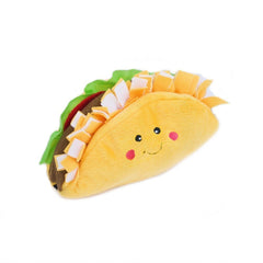 ZippyPaws NomNomz Taco: juguete para perro con dos sonajeros para horas de juego