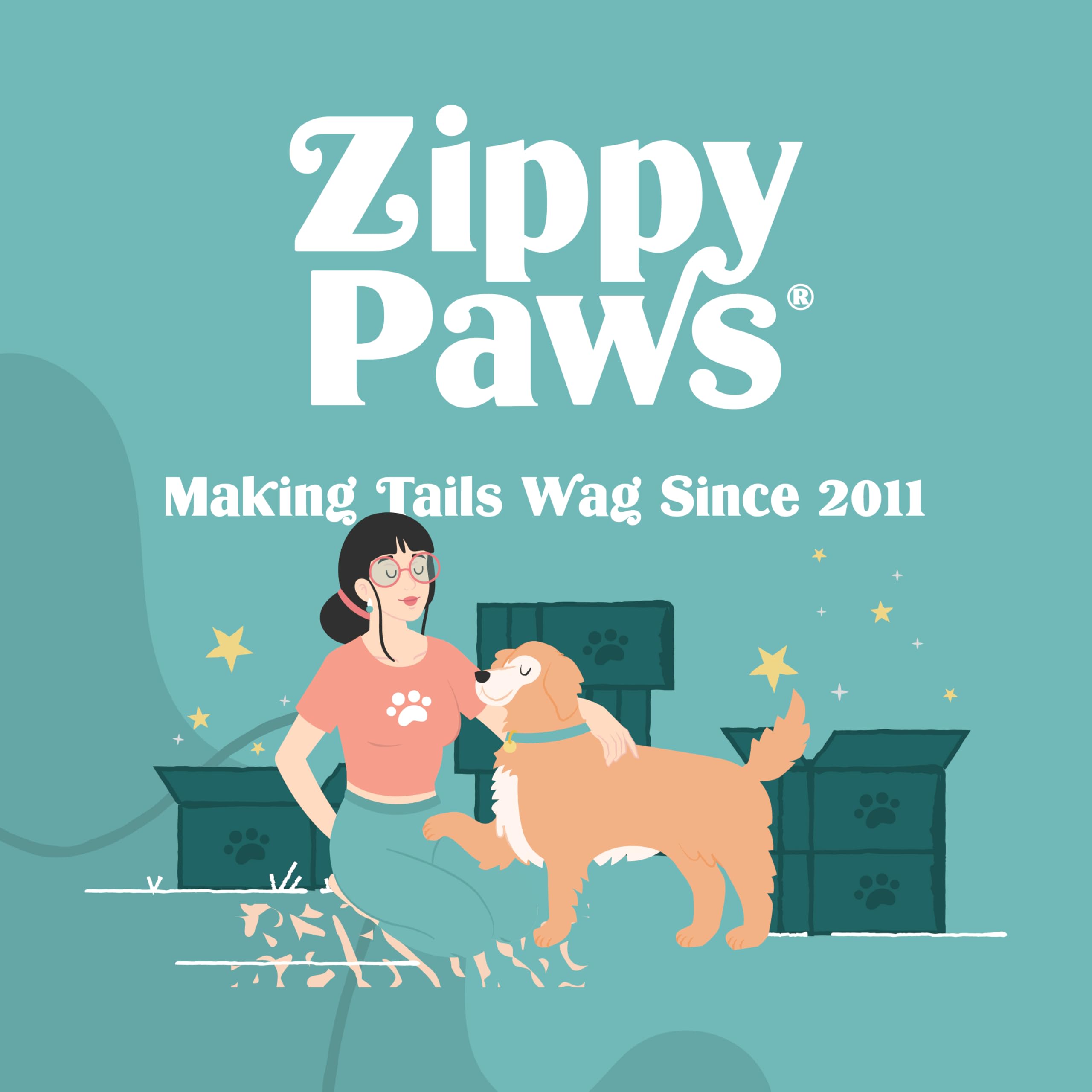 ZippyPaws Skinny Peltz ligero y resistente para sesiones de juego