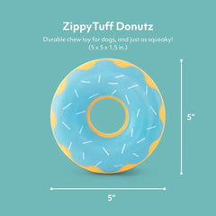 ZippyPaws ZippyTuff Donutz con chirriador incorporado para más entretenimiento durante el juego