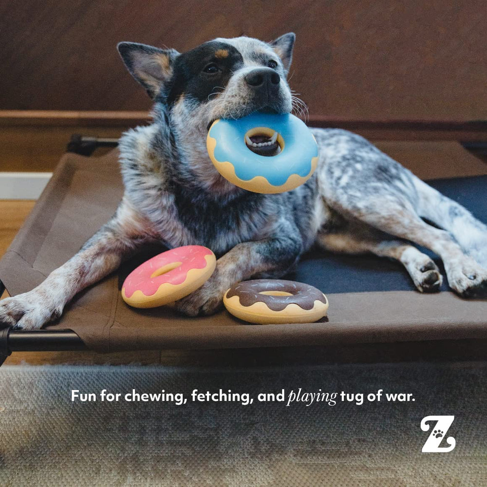 ZippyPaws ZippyTuff Donutz sin relleno para juego prolongado sin desorden