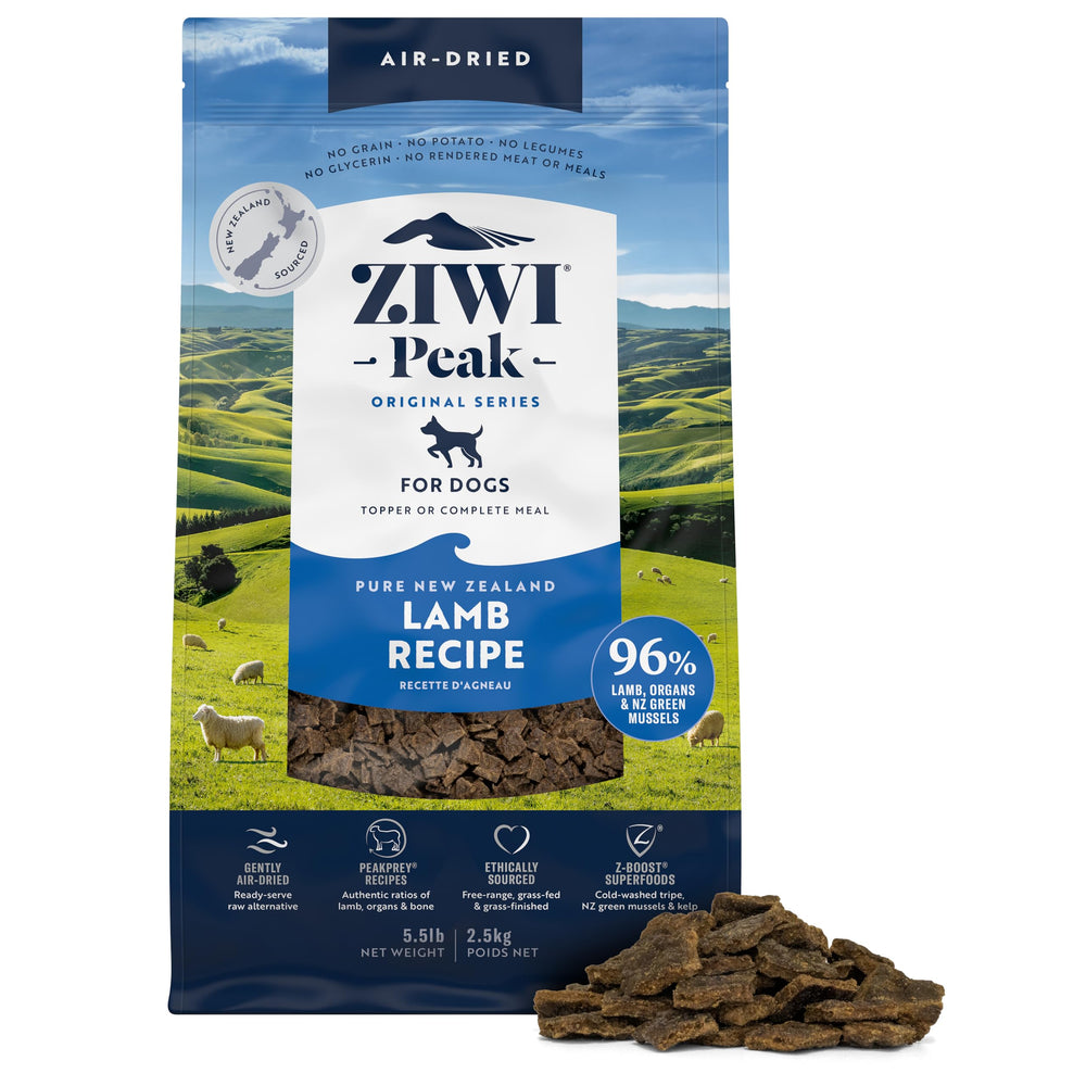 ZIWI LAMB Presentacion Bolsa 88oz facilita almacenamiento y uso diario.