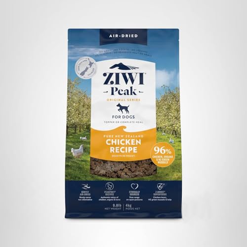 ZIWI Peak pollo-porciones: porciones controladas para facilitar la ración diaria.