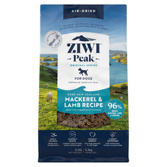 ZIWI Peak caballa y cordero, fuente de proteína completa para perros.