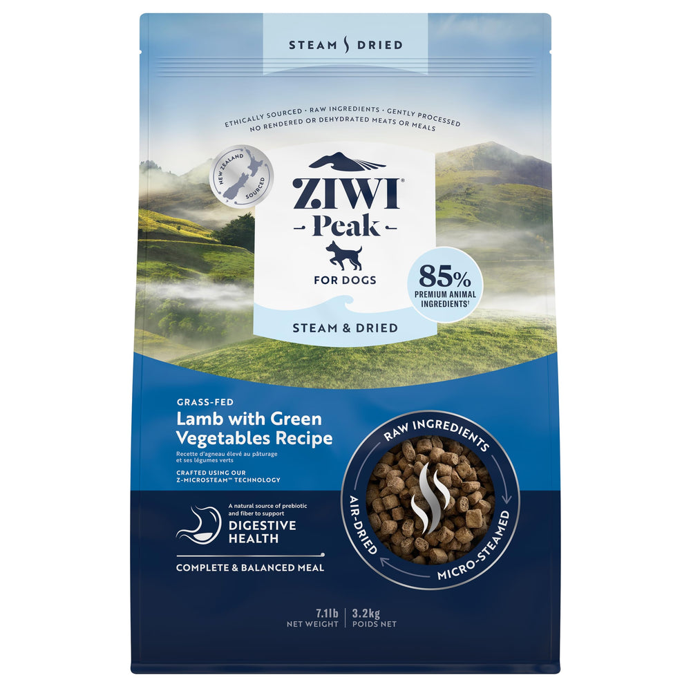 ZIWI Peak cordero vapor-secado: palatabilidad y nutrición de alta calidad.