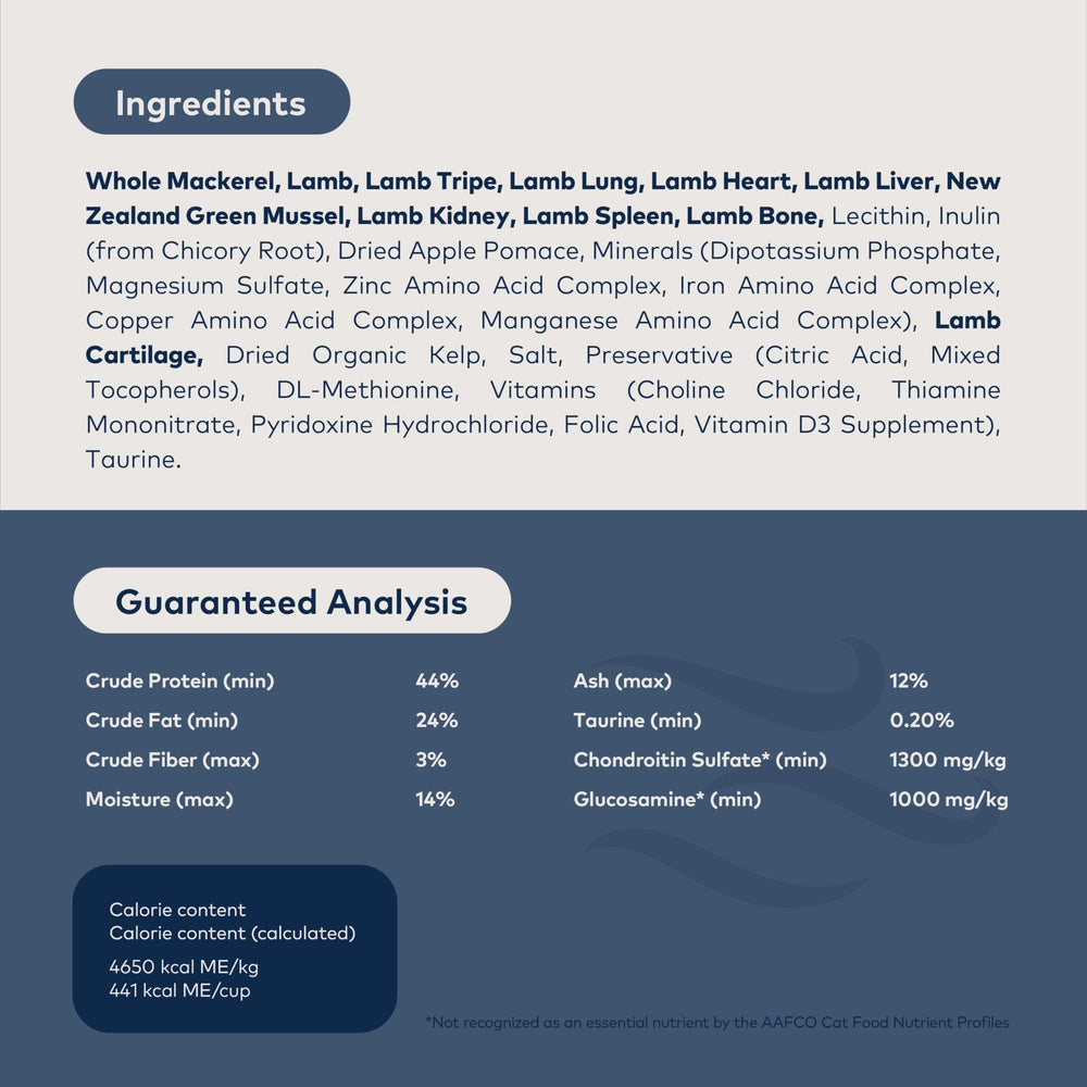 ZIWI Peak para gato, tripa verde y mejillones verdes, imagen de ingredientes naturales