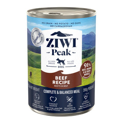 ZIWI Peak lata carne frente: lata de alta proteína para perros.