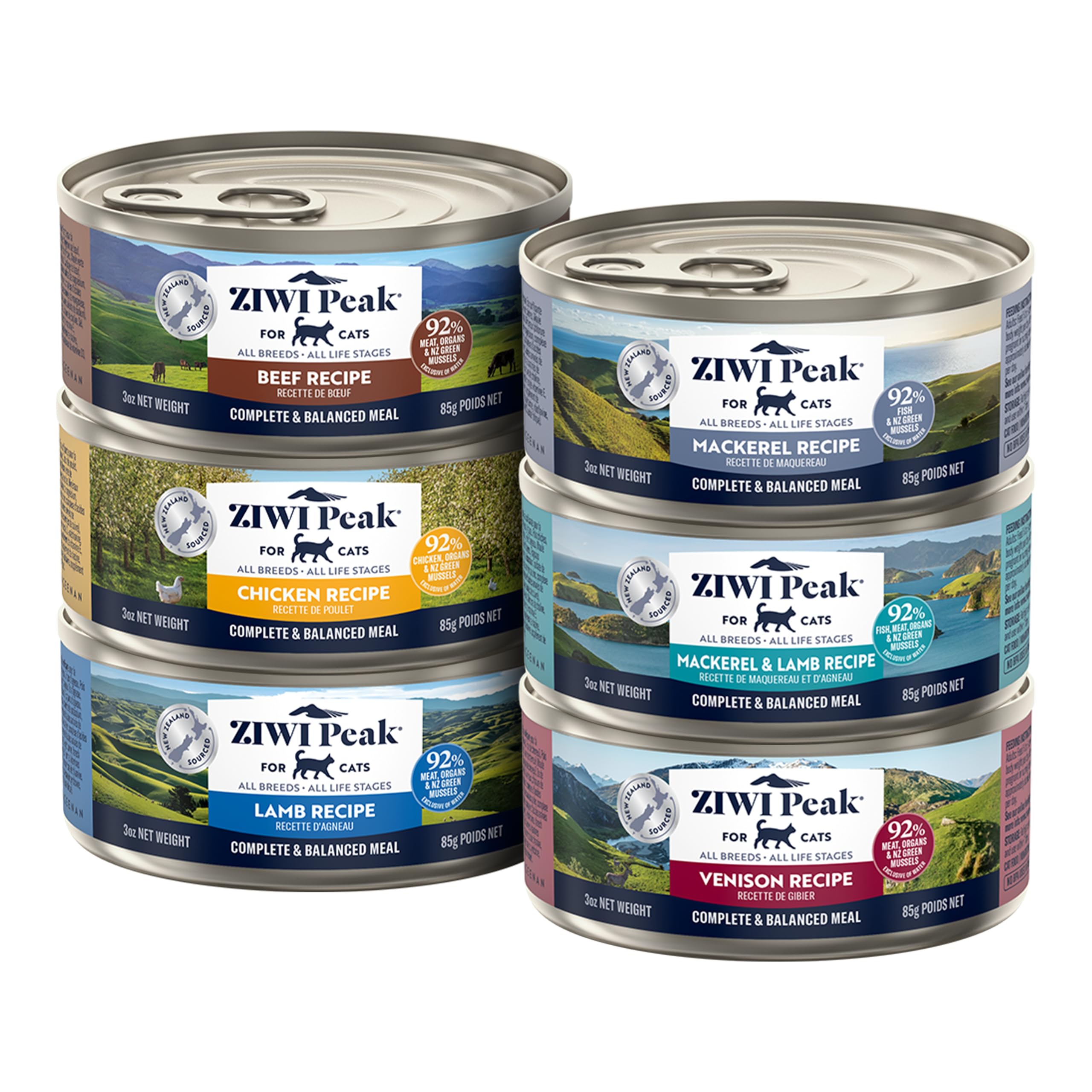ZIWI Peak lata para gatos ternera, textura húmeda y ayuda a la hidratación diaria.