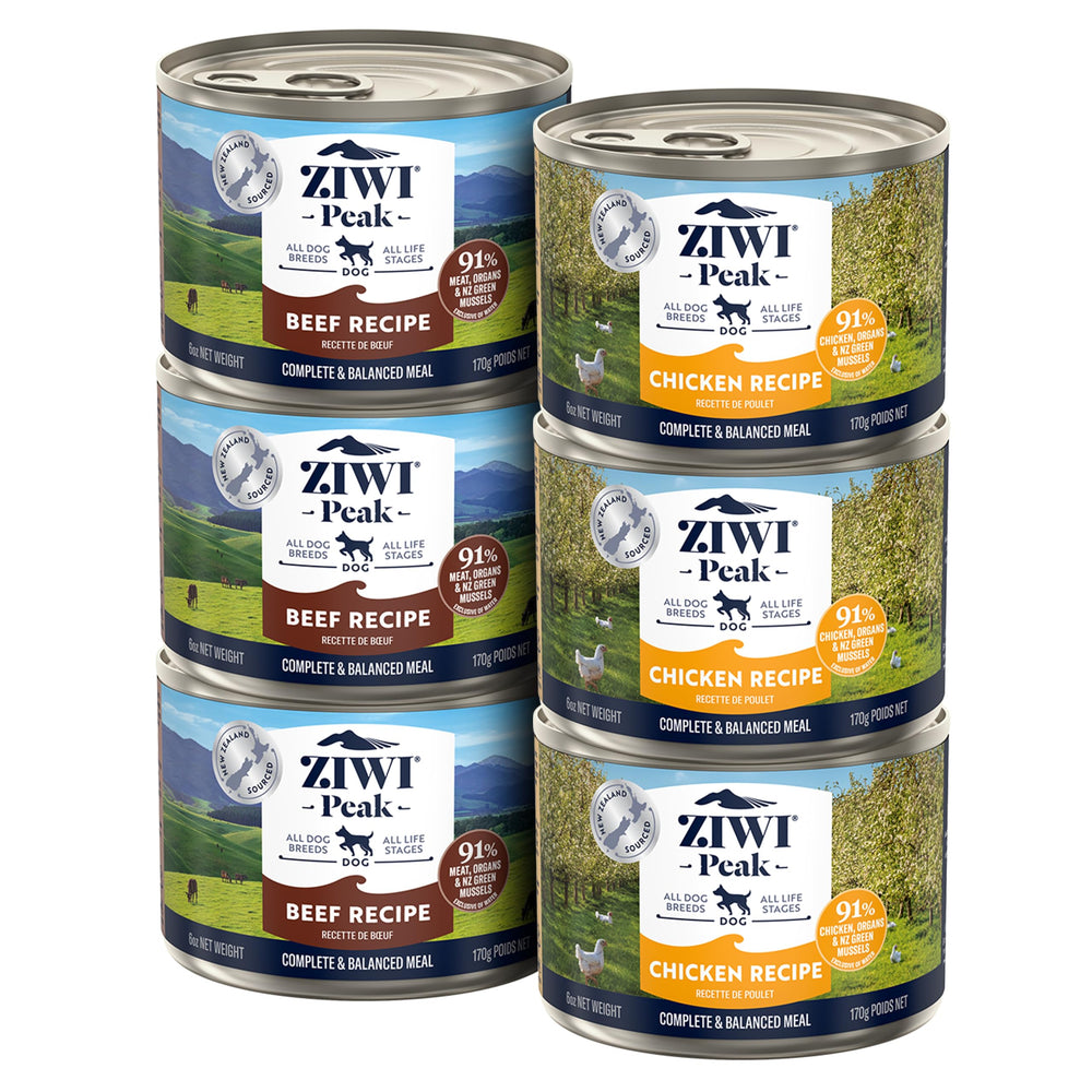 ZIWI Peak lata de res y pollo para perros, proteína de alta calidad