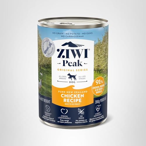 Ziwi Peak sin antibióticos ni hormonas, opción natural para perros.