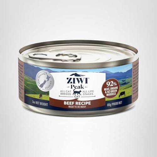 ZIWI Peak porciones individuales de ternera, sabor que atrae a gatos.