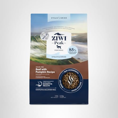 ZIWI Peak Steam & Dried, vida útil en estantería sin perder nutrición.