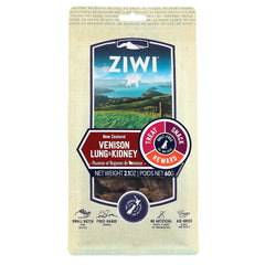 ZIWI Pulmones de venado deshidratados, snack proteico para entrenamiento.